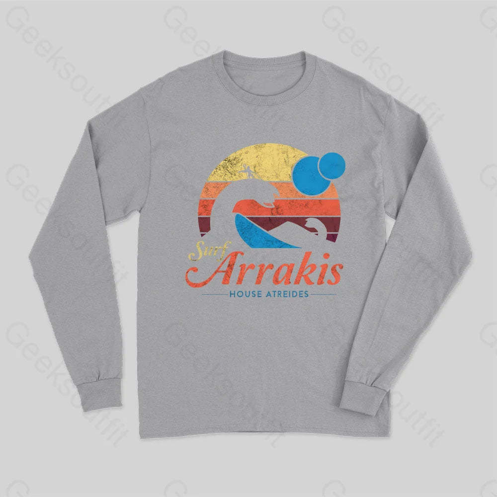 Visit Arrakis Long Sleeve T-Shirt Grey / S