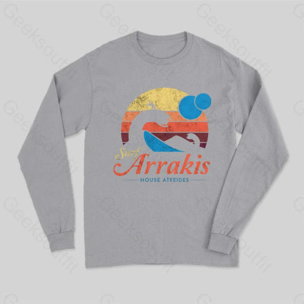 Visit Arrakis Long Sleeve T-Shirt Grey / S