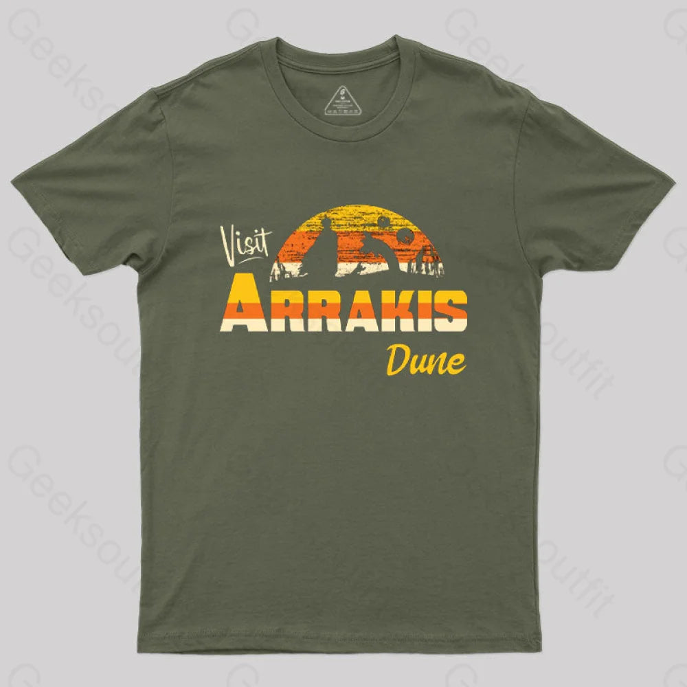 Visit Arrakis T-Shirt Army Green / S