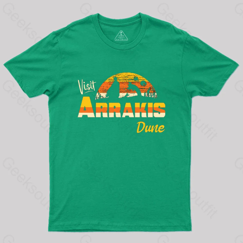 Visit Arrakis T-Shirt Green / S