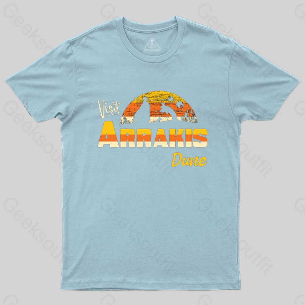 Visit Arrakis T-Shirt Light Blue / S