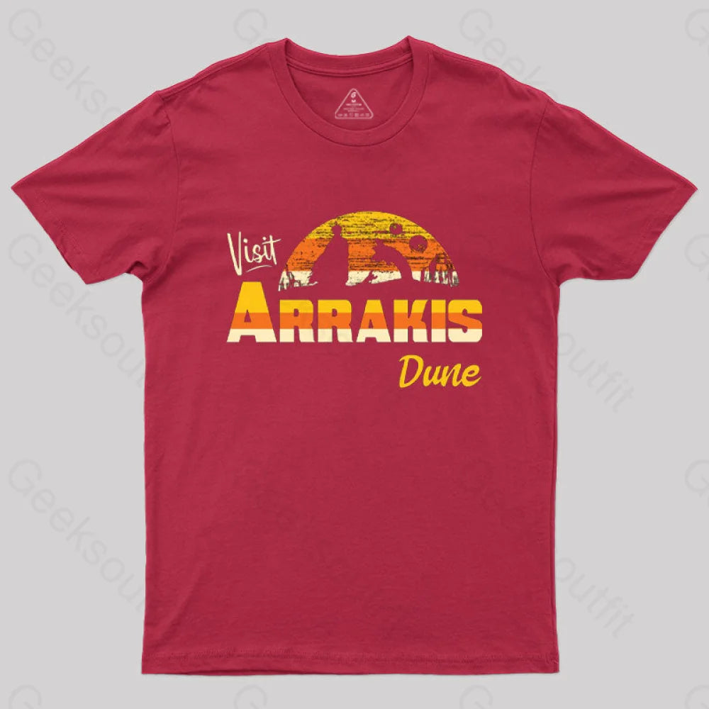 Visit Arrakis T-Shirt Red / S
