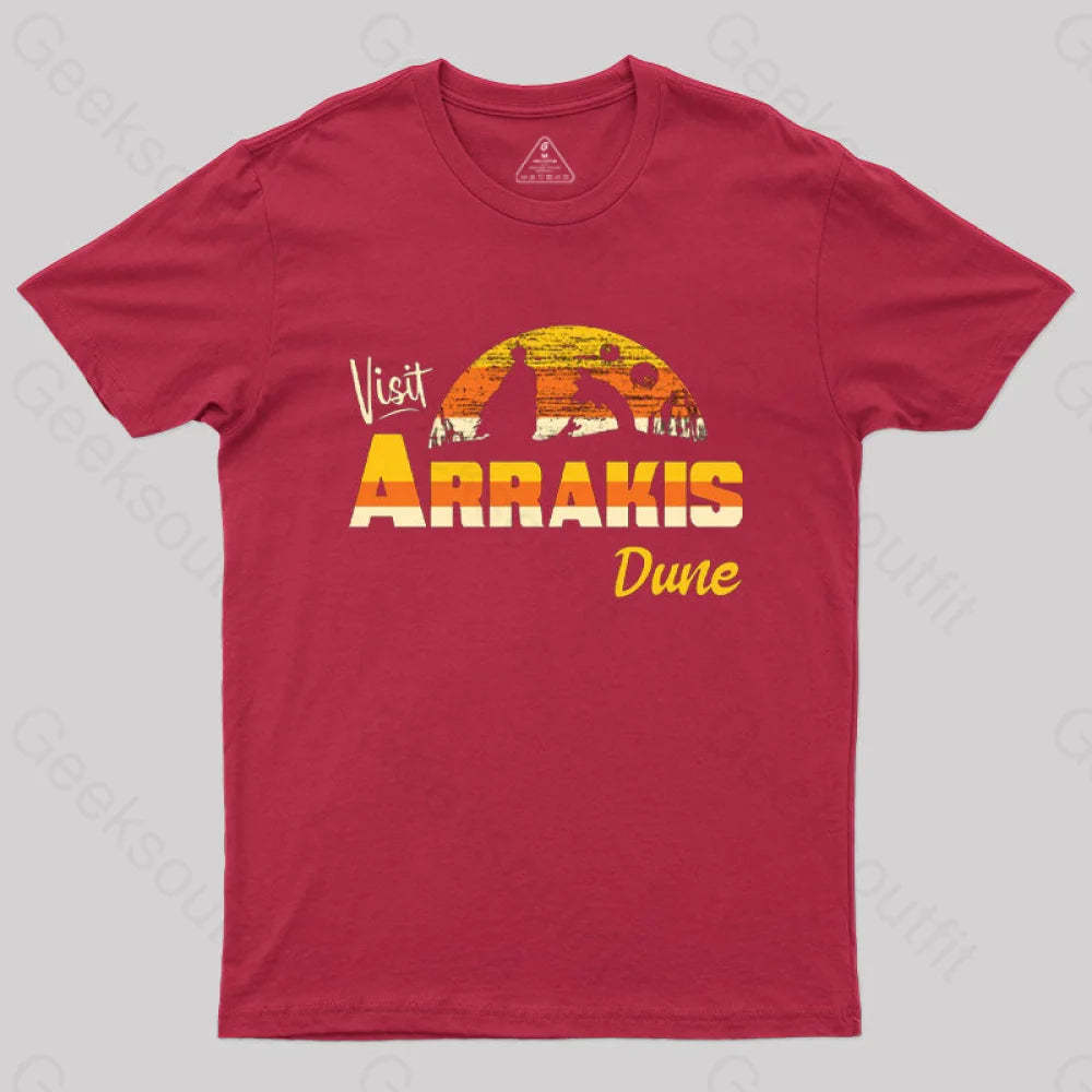 Visit Arrakis T-Shirt Red / S