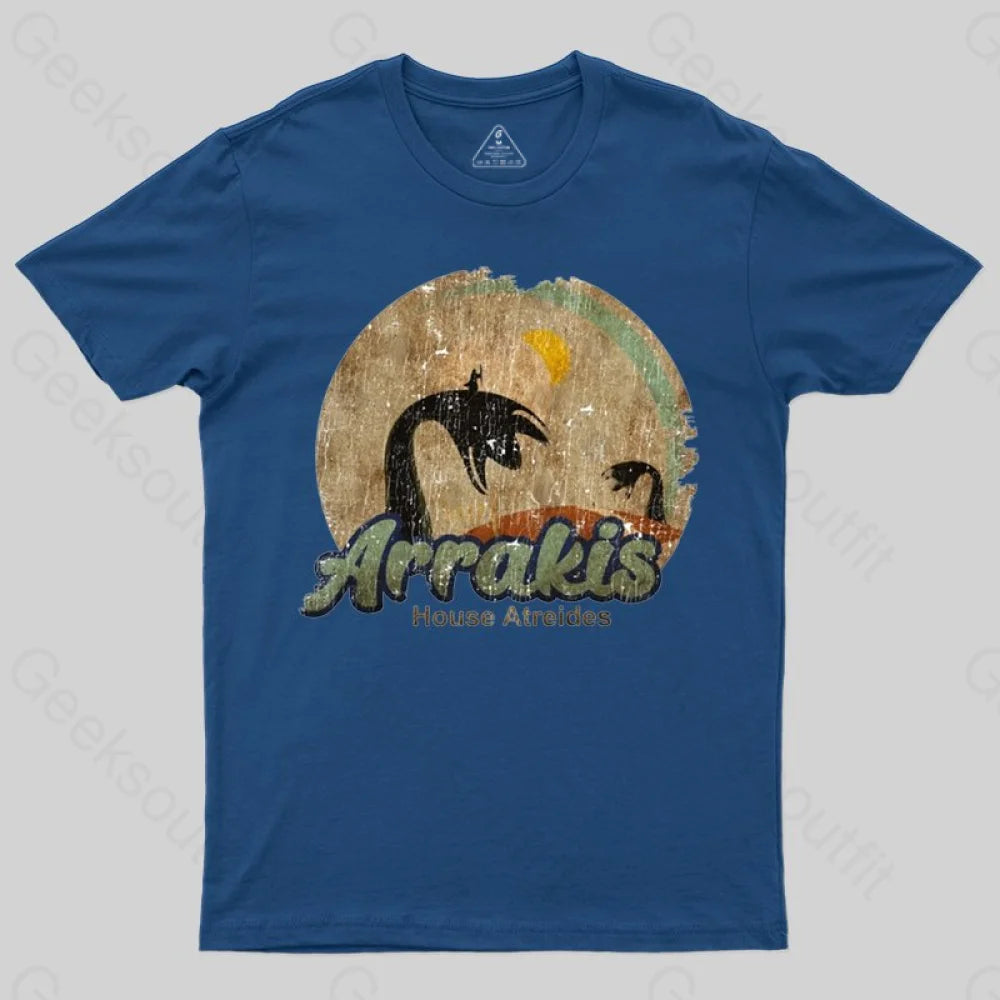 Visit Arrakis - Vintage Distressed Surf - Dune - Sci Fi T-shirt - Geeksoutfit