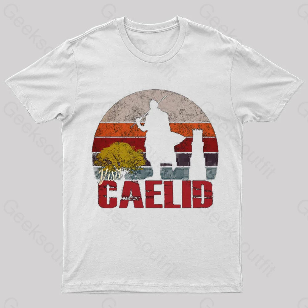Geeksoutfit Visit Caelid Elden Ring Geek T-Shirt for Sale