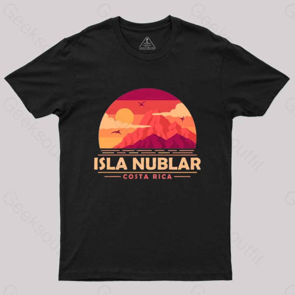 Visit Isla Nublar T-Shirt Black / S