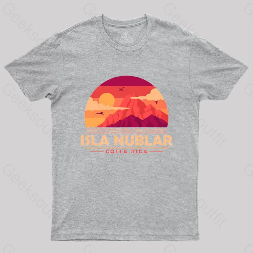 Visit Isla Nublar T-Shirt Grey / S