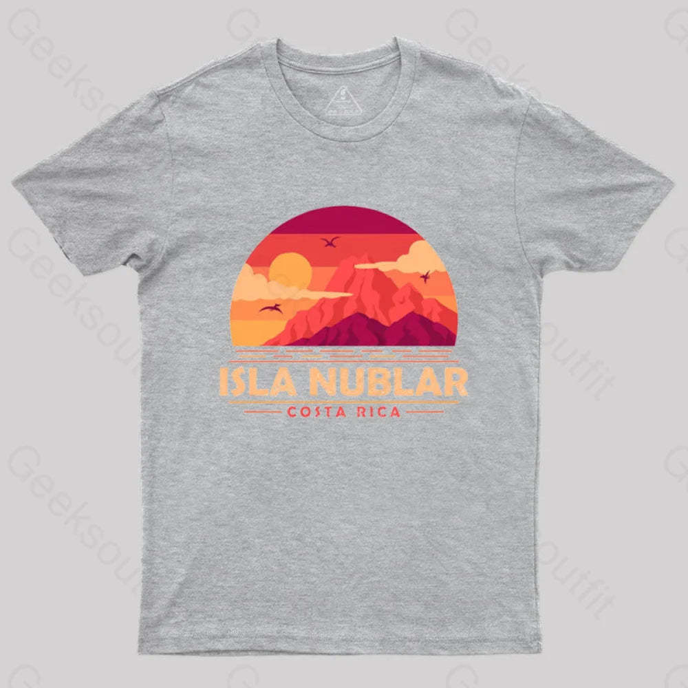 Visit Isla Nublar T-Shirt Grey / S