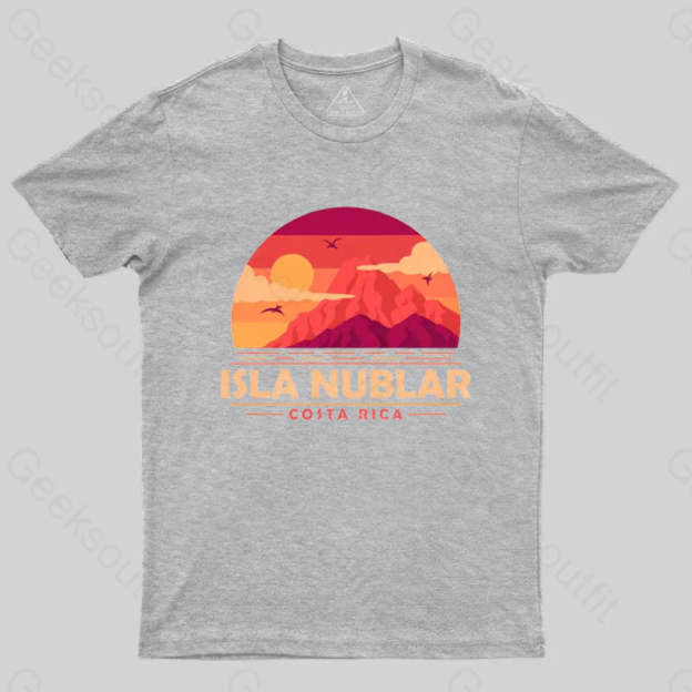 Visit Isla Nublar T-Shirt Grey / S