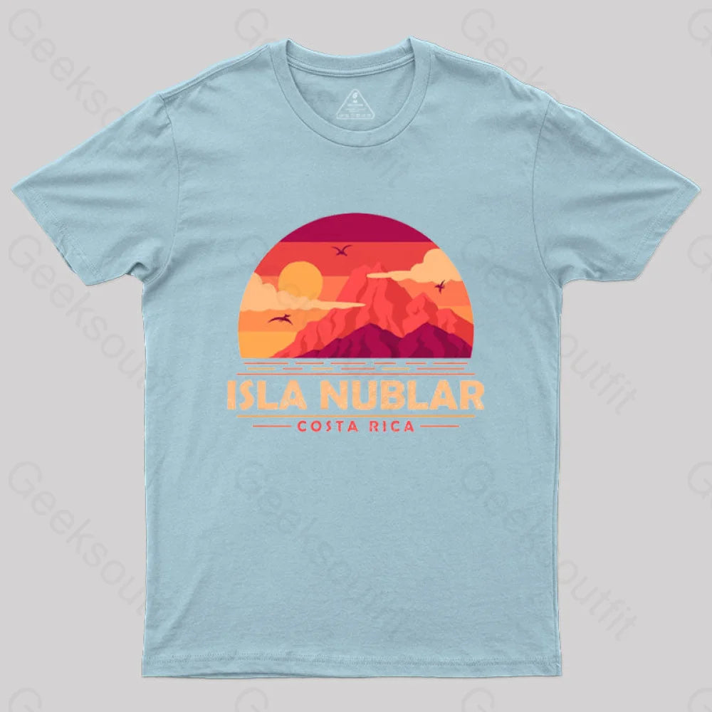 Visit Isla Nublar T-Shirt Light Blue / S