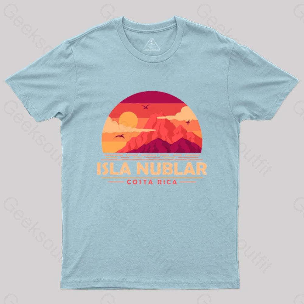 Visit Isla Nublar T-Shirt Light Blue / S