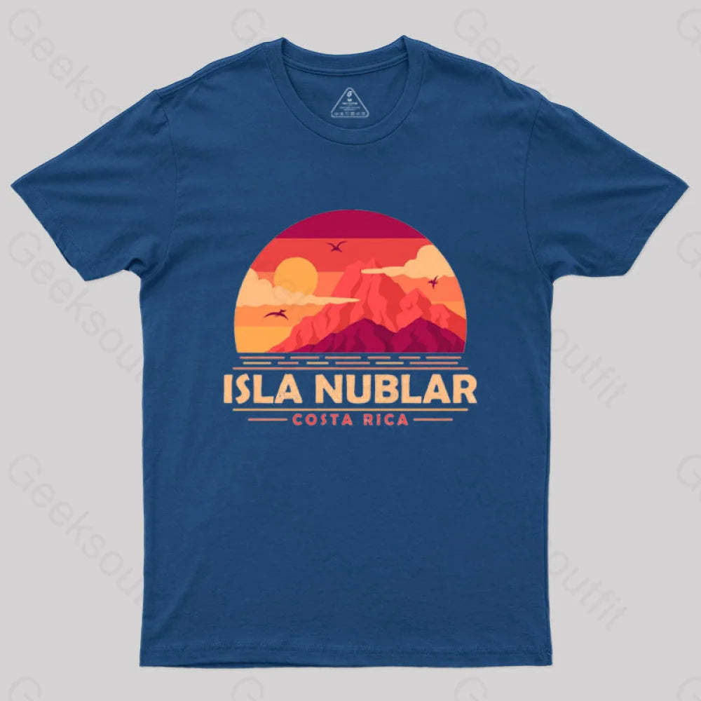 Visit Isla Nublar T-Shirt Navy / S