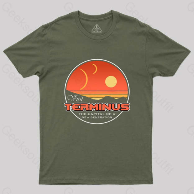 Visit Terminus T-Shirt Army Green / S
