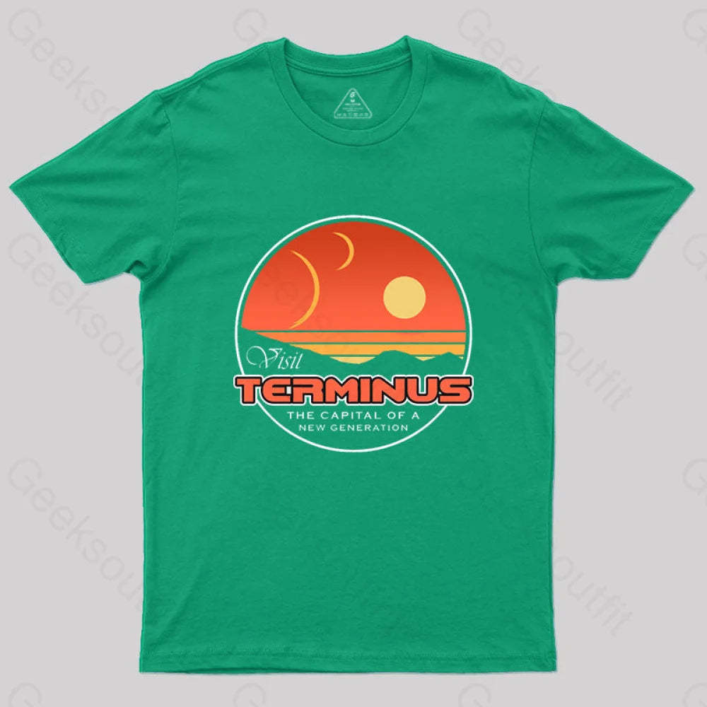 Visit Terminus T-Shirt Green / S