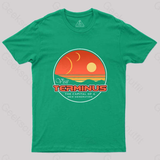 Visit Terminus T-Shirt Green / S