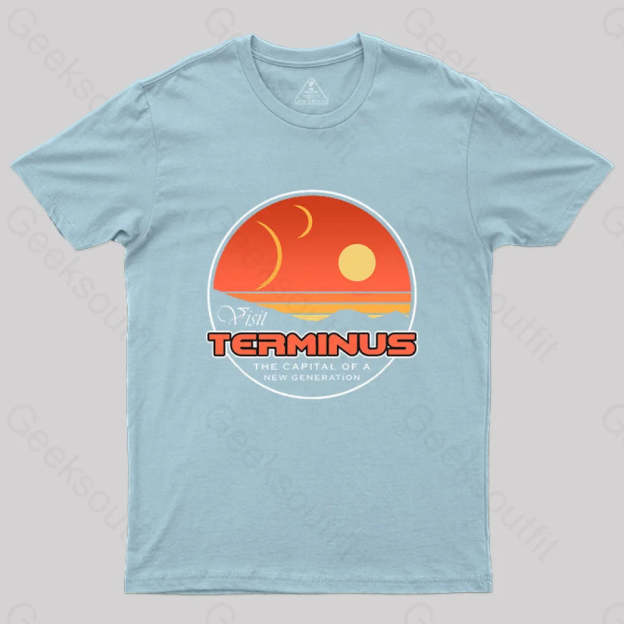 Visit Terminus T-Shirt Light Blue / S