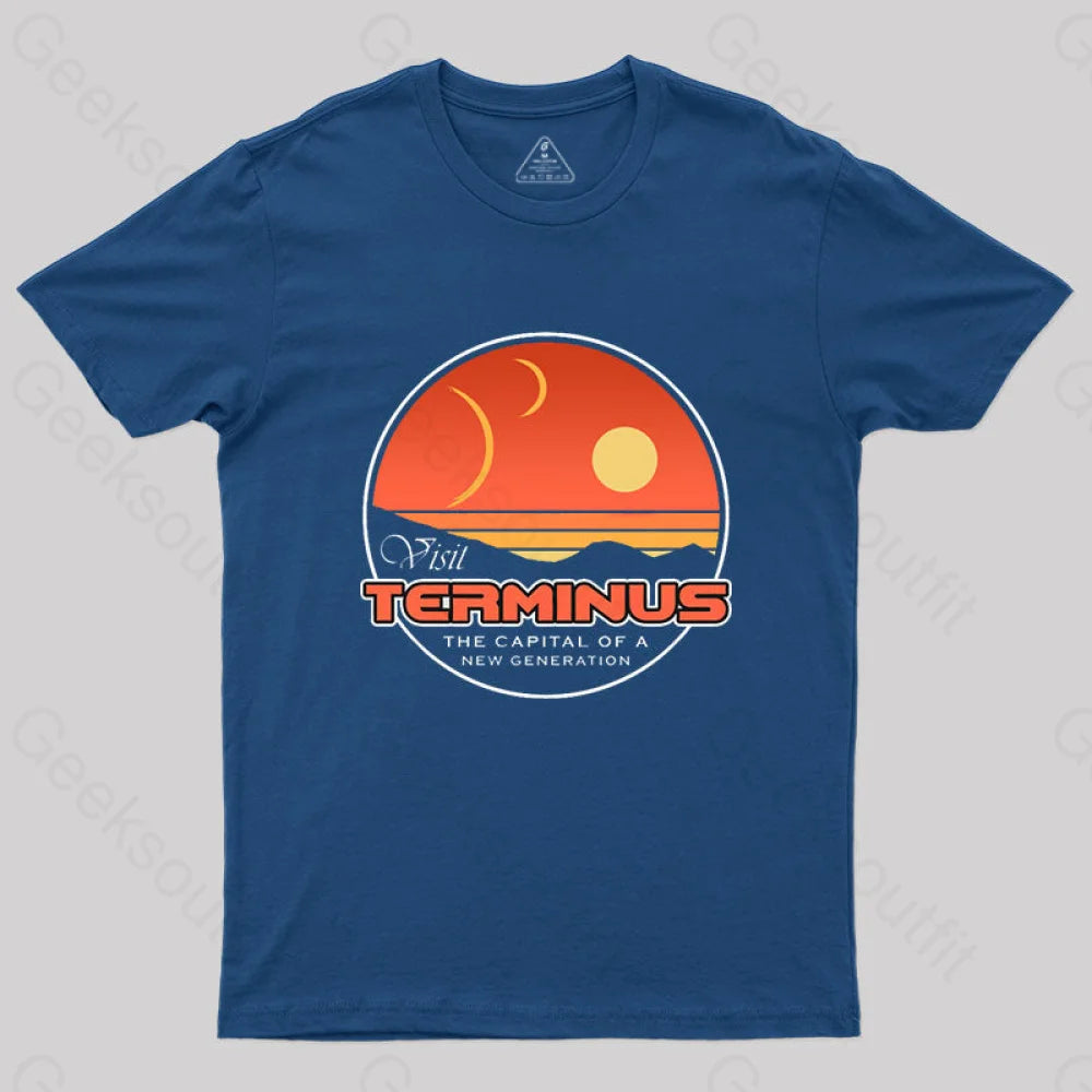 Visit Terminus T-Shirt Navy / S