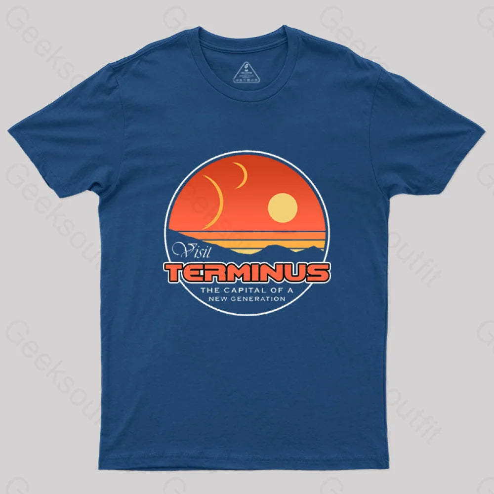 Visit Terminus T-Shirt Navy / S