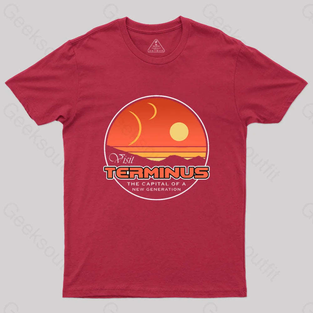 Visit Terminus T-Shirt Red / S