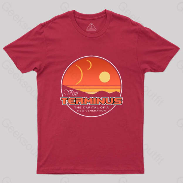 Visit Terminus T-Shirt Red / S