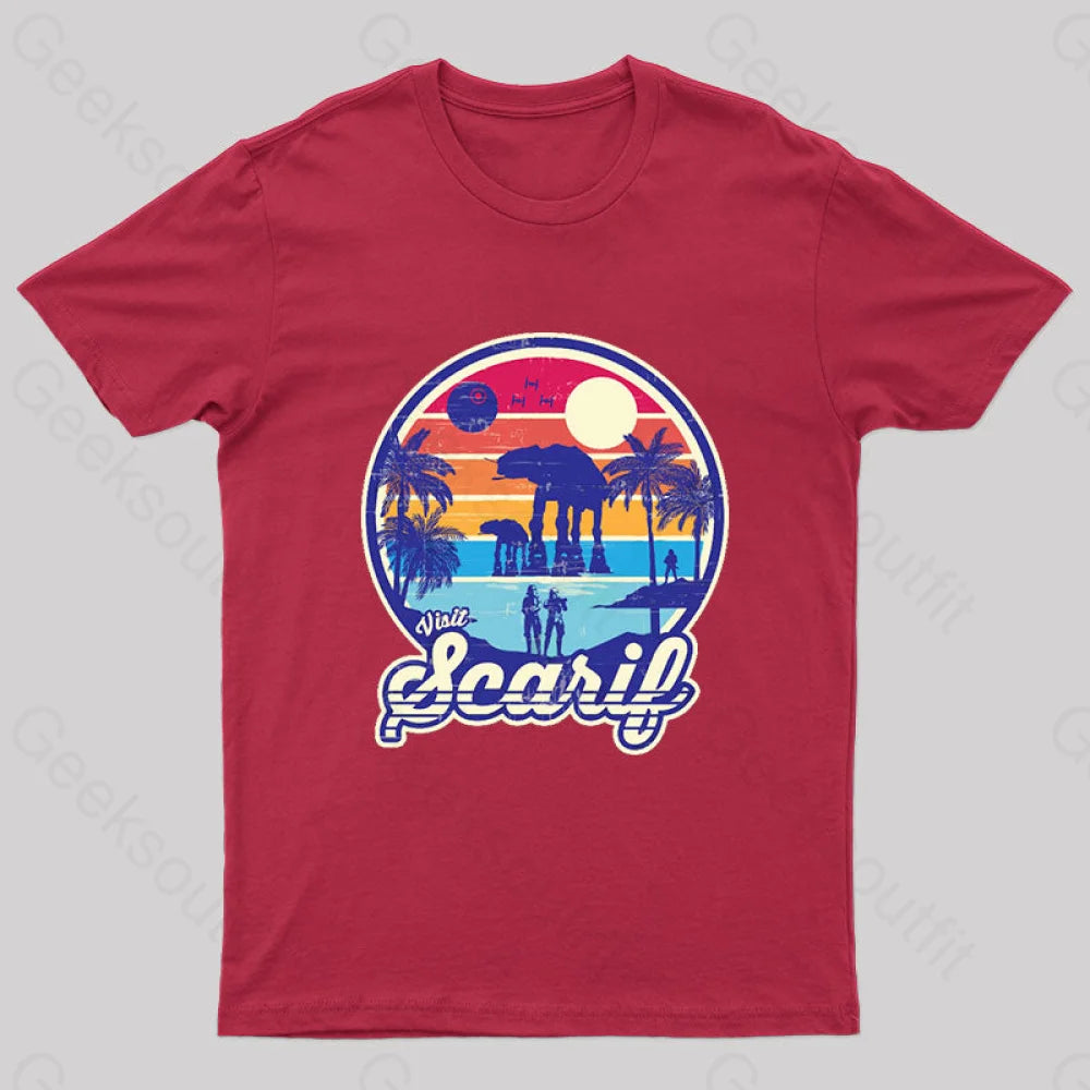 Visit The Imperial’s Paradise T-Shirt Red / S