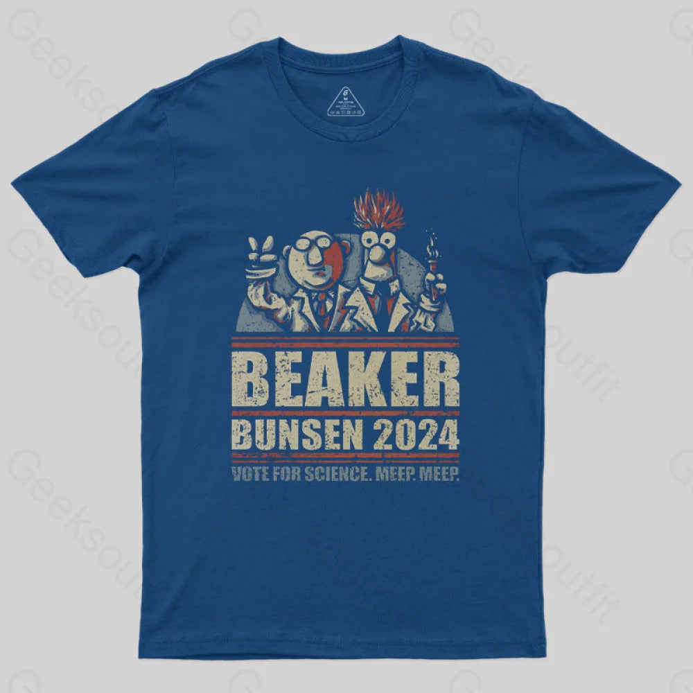 Vote For Science Nerd T-Shirt Navy / S