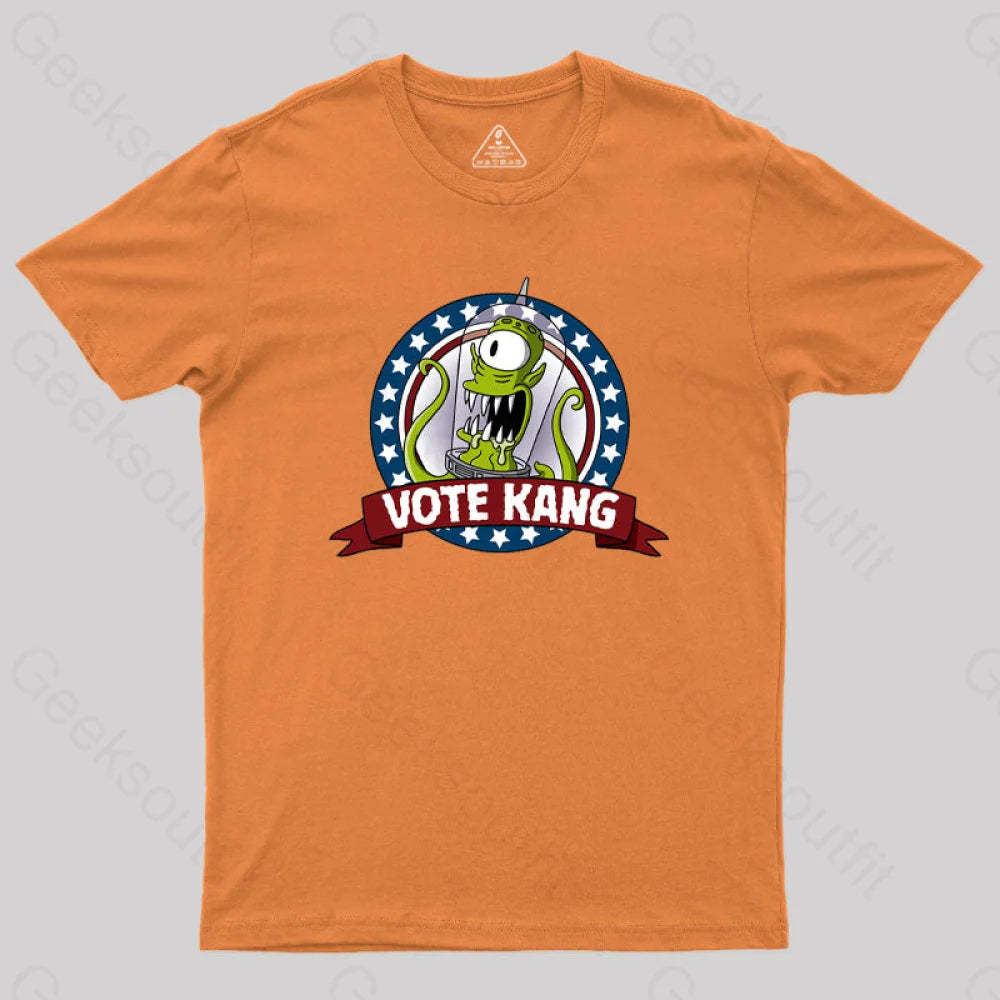 Vote Kang Geek T-Shirt Orange / S