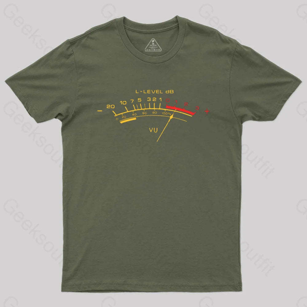 Vu Meter T-Shirt Army Green / S