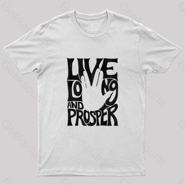 Vulcan Salute T-Shirt White / S