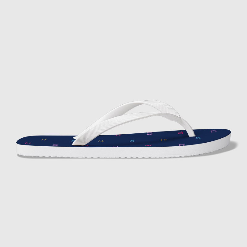 Mathematics Symbol Geek Flip Flop