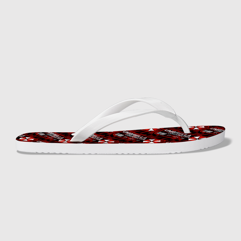 Umbrella Corp Vibes Geek Flip Flops
