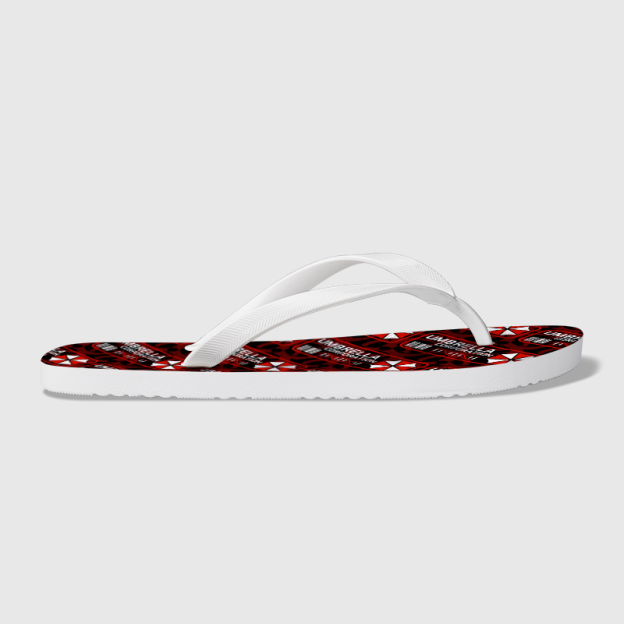 Umbrella Corp Vibes Geek Flip Flops