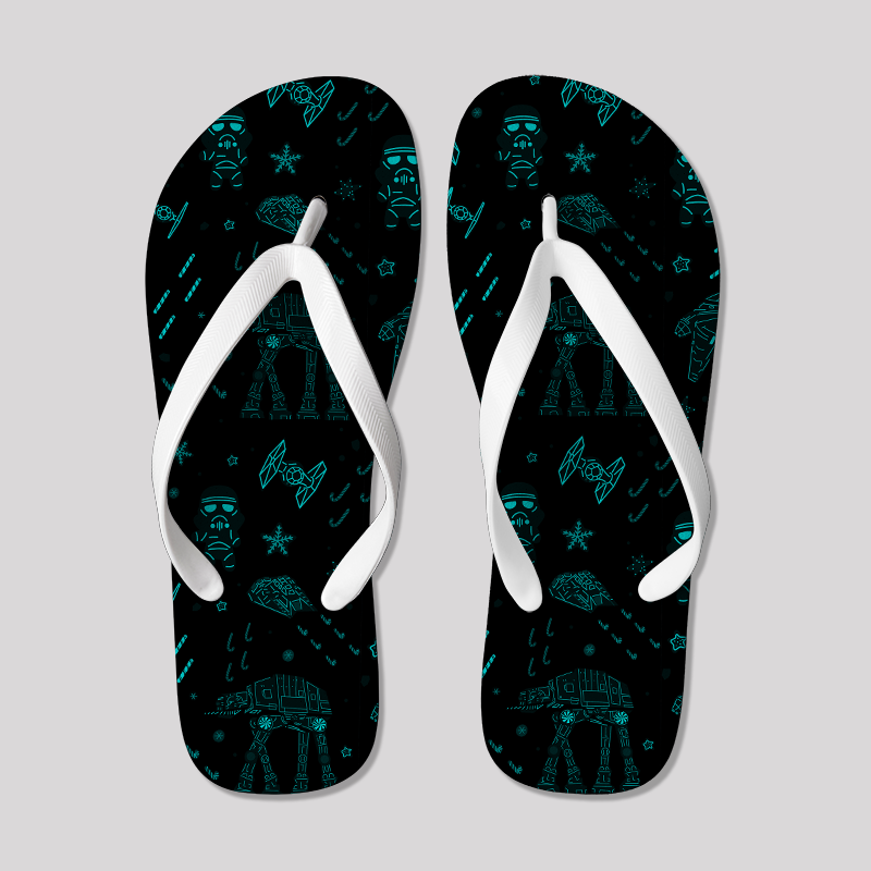 Imperial Walker Space Ship Cookie  Geek Flip Flops