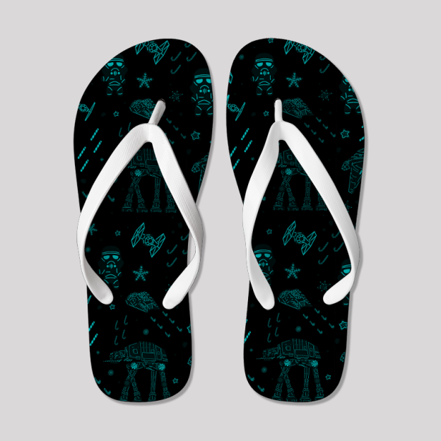 Imperial Walker Space Ship Cookie  Geek Flip Flops