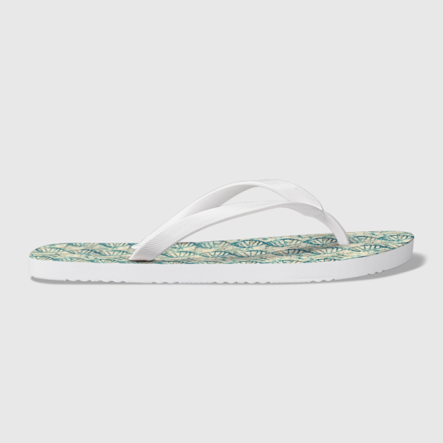 Genetic Waves Geek Flip Flops
