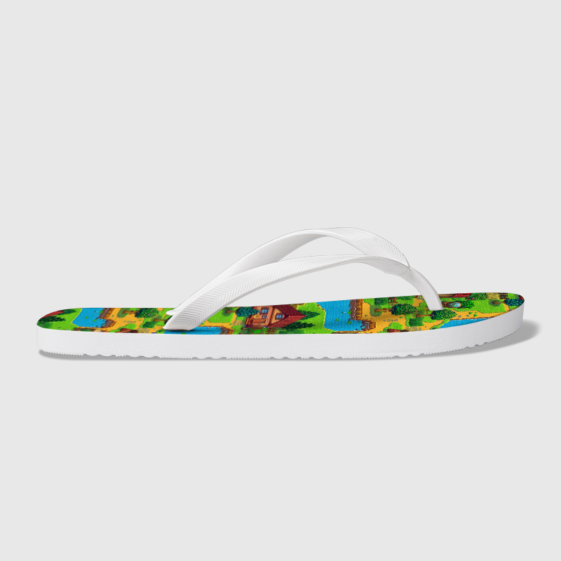 Stardew Valley RPG Game Geek Flip Flops