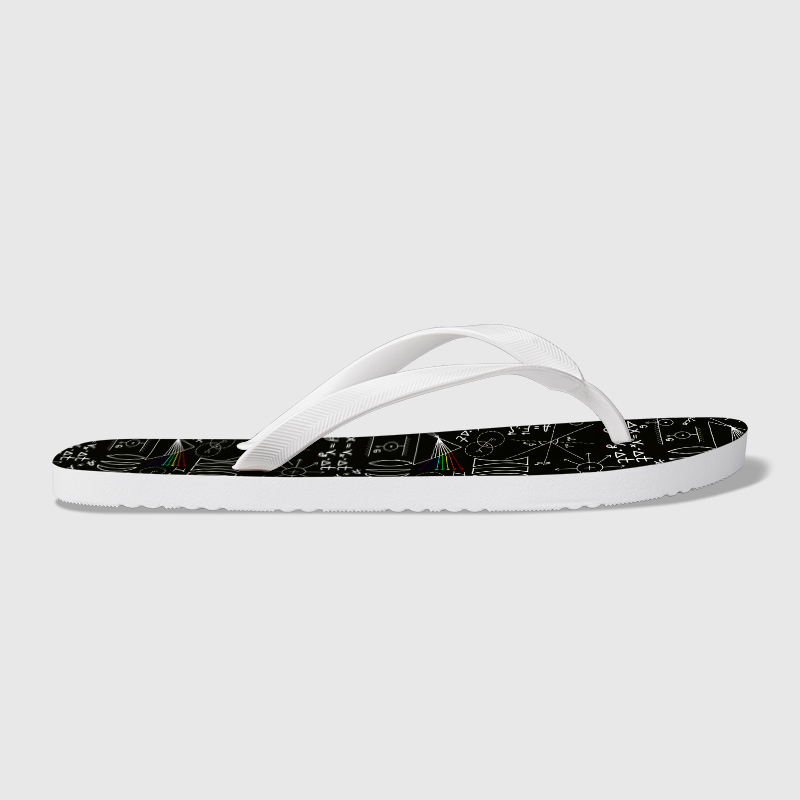 Physics Notes Geek Flip Flops