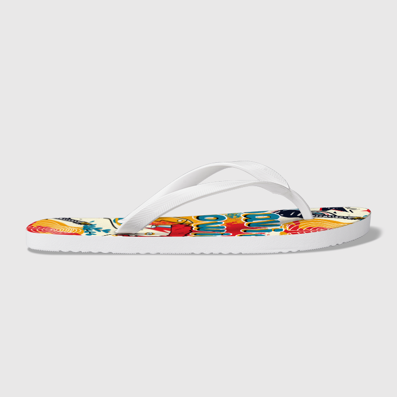 Space Oddity Geek Flip Flops