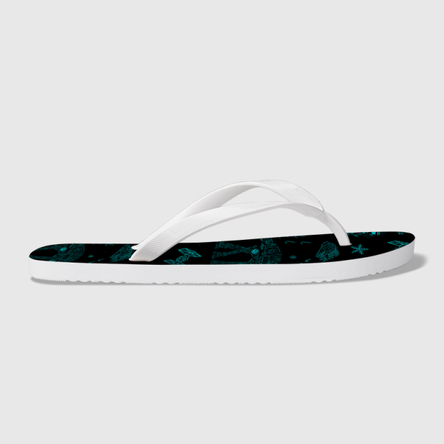 Imperial Walker Space Ship Cookie  Geek Flip Flops