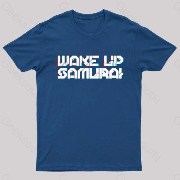 Wake Up Samurai T-Shirt Navy / S