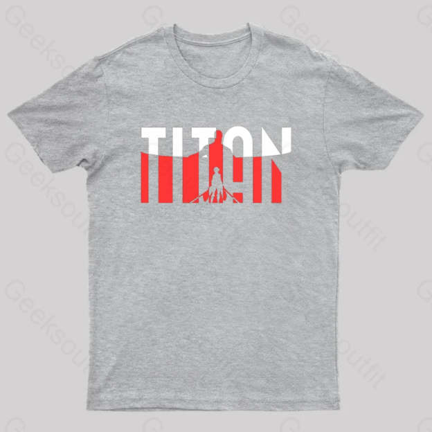 Wall Titans Geek T-Shirt Grey / S