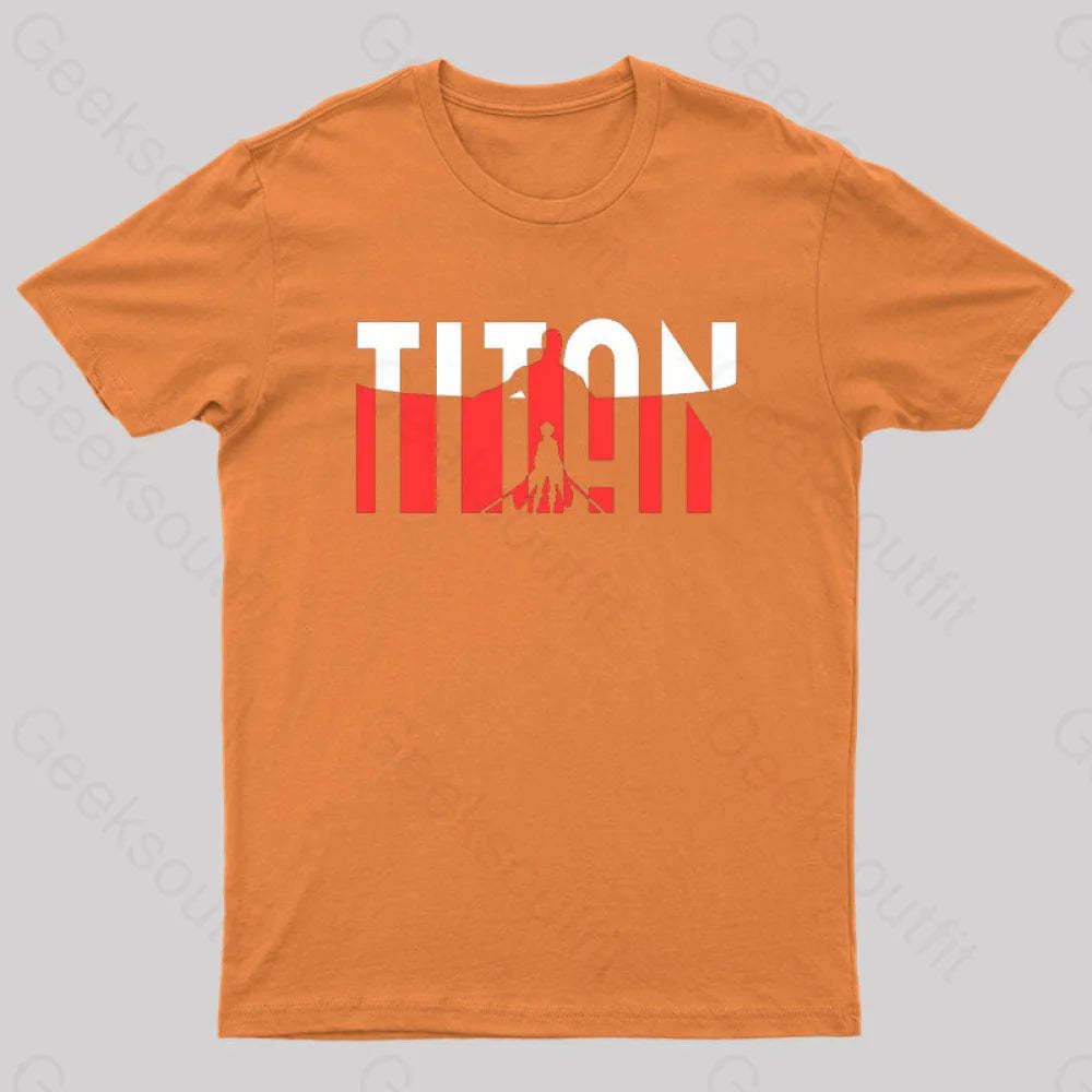 Wall Titans Geek T-Shirt Orange / S