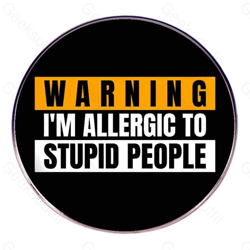 Caution I'm Allergic To Stupid People T-Shirts Caution I'm Allergic To Stupid People T-Shirts