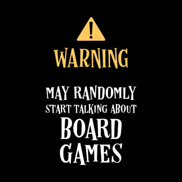 Warning May Randomly Talk About Board Games Nerd T-Shirt