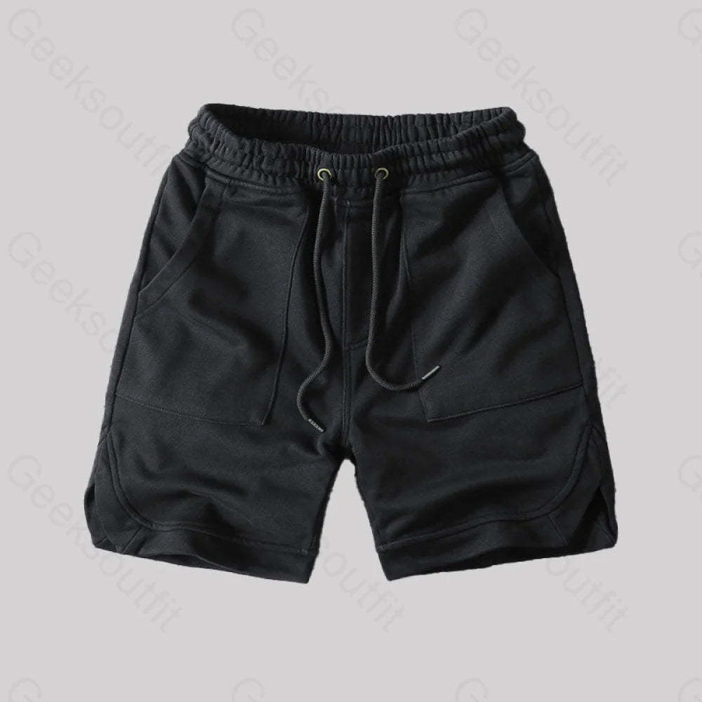 Washed Vintage Terry Geek Shorts Black / M
