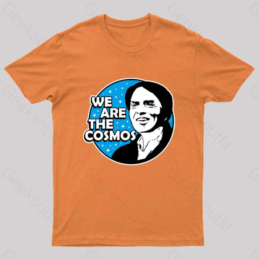 We Are The Cosmos Geek T-Shirt Orange / S