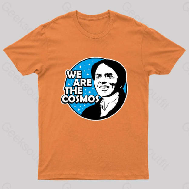 We Are The Cosmos Geek T-Shirt Orange / S