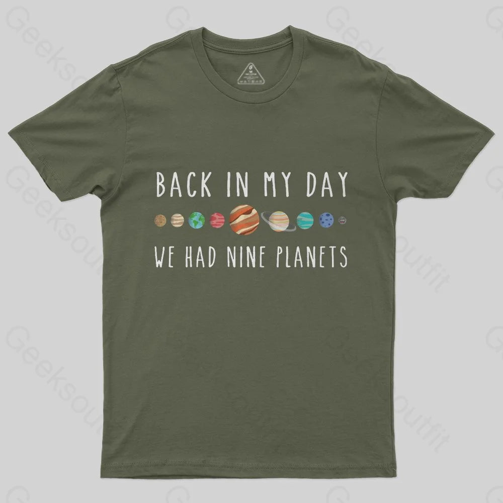 We Had Nine Planets T-Shirt - Geeksoutfit
