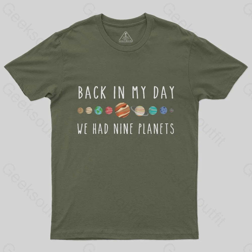 We Had Nine Planets T-Shirt - Geeksoutfit