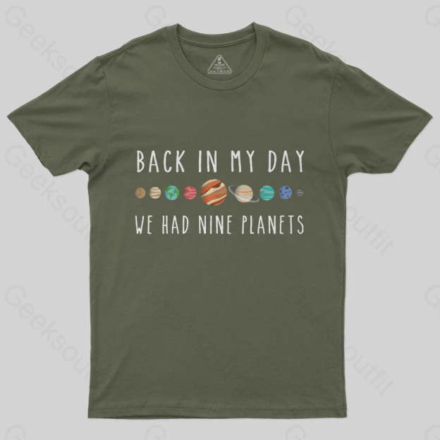 We Had Nine Planets T-Shirt - Geeksoutfit
